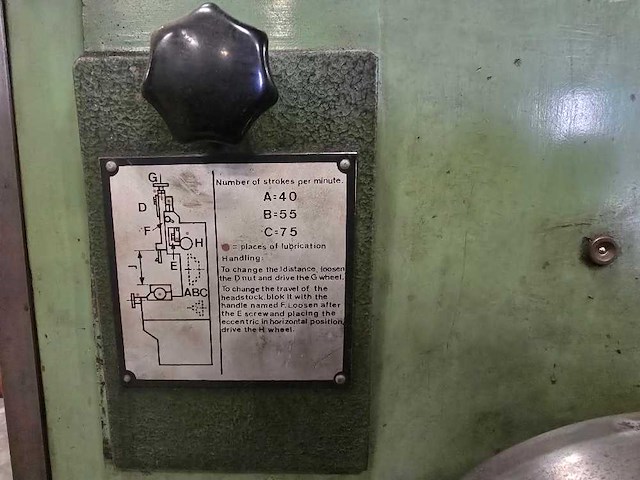 Urpe - m 200 - vertical steekmachine - afbeelding 7 van  8