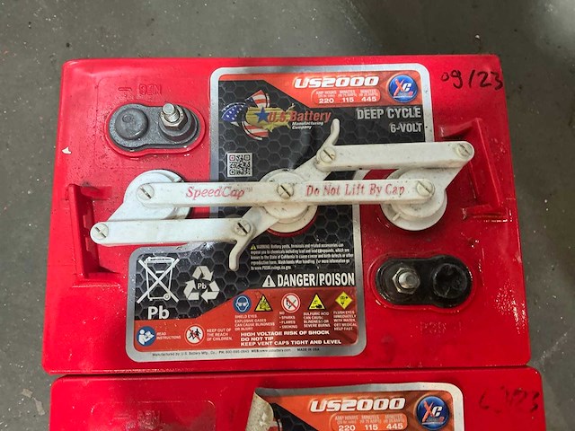 Us battery us 2000 6 volt hoogwerkeraccu (4x) - afbeelding 3 van  6
