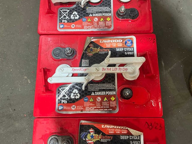 Us battery us 2000 6 volt hoogwerkeraccu (4x) - afbeelding 4 van  6