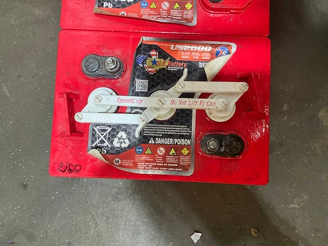 Us battery us 2000 6 volt hoogwerkeraccu (4x) - afbeelding 6 van  6