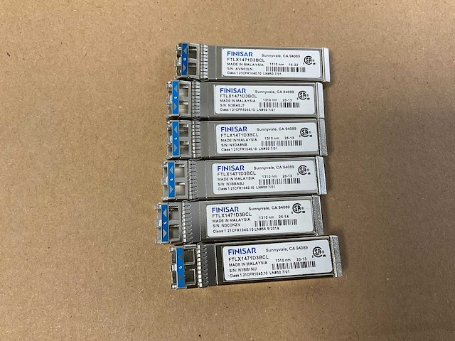 Us critical / finisar mix model network transceivers - check description (105x) - afbeelding 5 van  5