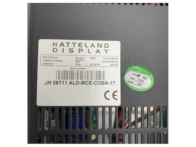 Used hemsel alphatron jh 26t11 26 inch multifunctional marine display - afbeelding 5 van  10
