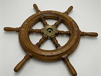 Used vetus mah600 mahogany steering wheel 600 mm - afbeelding 4 van  5