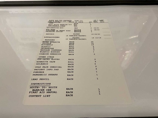 Usfs type ii lg crew first aid kit - afbeelding 4 van  5