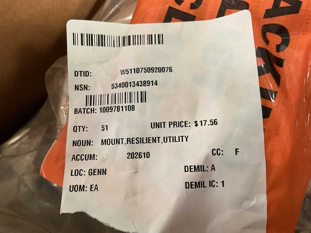Utility mount resilent (51x) - afbeelding 3 van  4