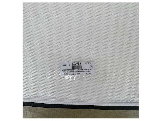 Uttern c87 fordeck sunlounge portside cushion anthracite - afbeelding 8 van  8