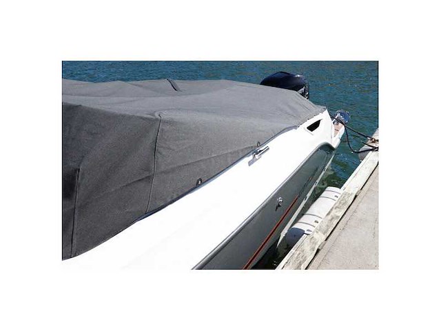 Uttern d77 canvass cockpit mooring cover kit with support pole black - vk_ut_d77sp1 - afbeelding 3 van  3