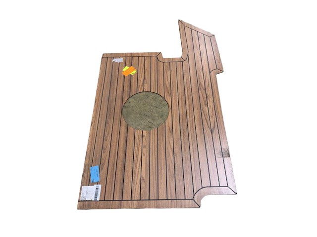 Uttern s62 starboard aft laminated teak cockpit floor kit 4 mm - 2083962 - afbeelding 1 van  3