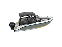 Uttern s65 stainless steel bimini frame with anthracite canvas - vk_uts65sprpo - afbeelding 3 van  4