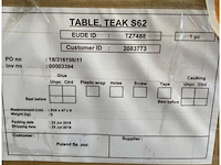 Uttern teak folding marine table for s62 ? durable weather-resistant boat & yacht furniture - afbeelding 6 van  7