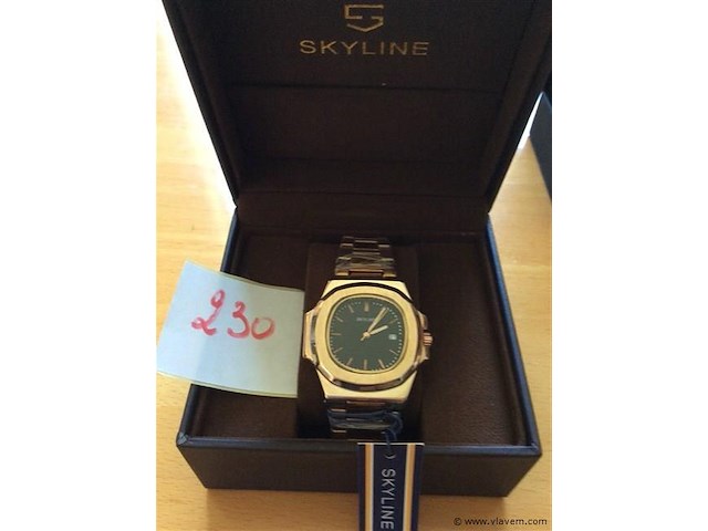 Uurwerk skyline in box - afbeelding 1 van  2