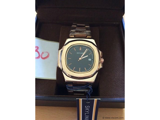 Uurwerk skyline in box - afbeelding 2 van  2
