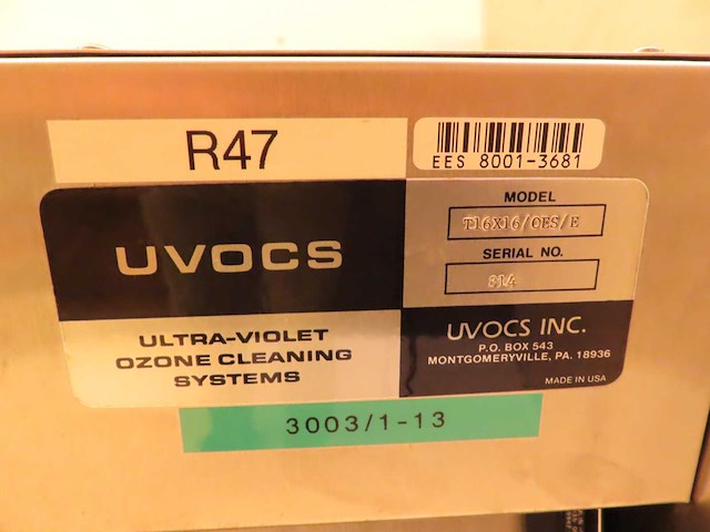 Uvocs - t16x16/oes/e - uv/ozon reiniger - afbeelding 5 van  12