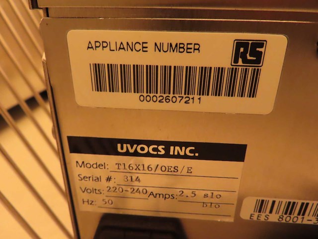 Uvocs - t16x16/oes/e - uv/ozon reiniger - afbeelding 11 van  12