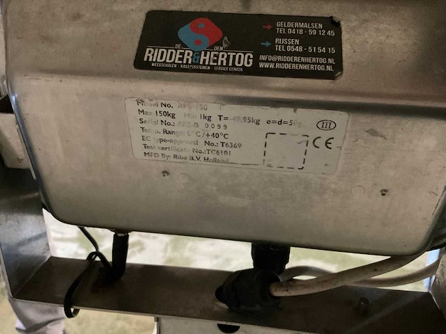 Uwe afs150 weegschaal - afbeelding 4 van  4