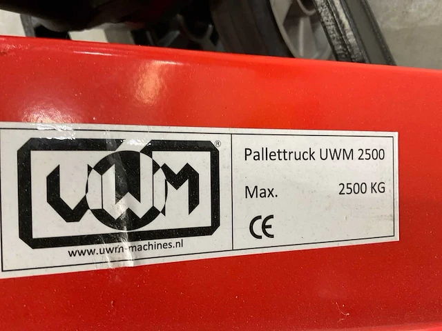 Uwm hand hydraulische palletwagen - afbeelding 4 van  4