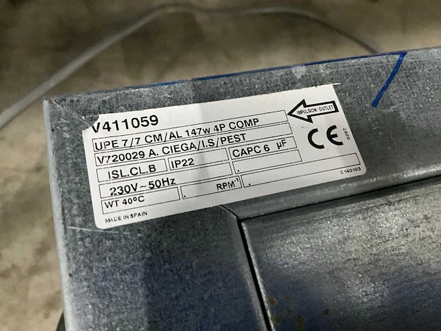 V 411059 afzuigmotor - afbeelding 6 van  6