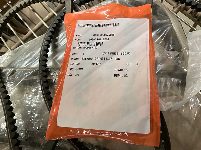 V-belt (7x) - afbeelding 2 van  2