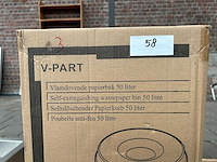 V-part - vlamdovende papierbak 50 liter - afbeelding 2 van  3