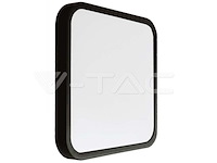 V-tac vt-8630sb-sq-n led-plafonniere sensor ip44 zwart - afbeelding 1 van  1