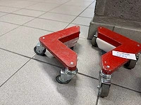 V-vormige meubeltransportroller op zwenkwielen - afbeelding 2 van  2