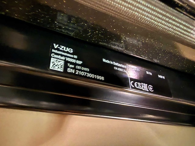 V-zug - combair v6000 60p - oven (c) - afbeelding 4 van  4