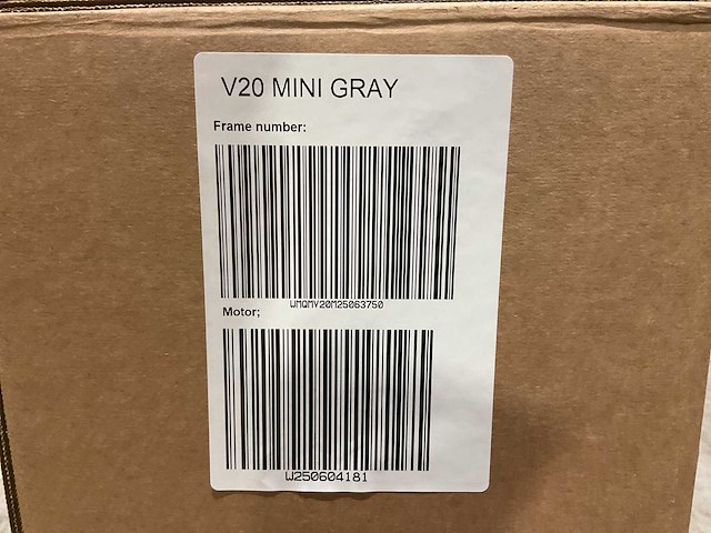 V20 - mini - grey - elektrische fiets - afbeelding 9 van  21