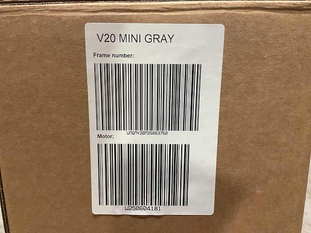 V20 - mini - grey - elektrische fiets - afbeelding 19 van  21