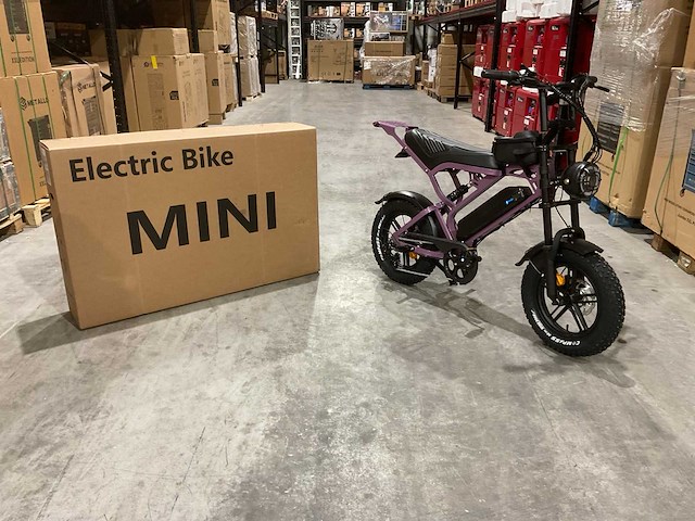 V20 - mini - purple - elektrische fiets - afbeelding 10 van  18