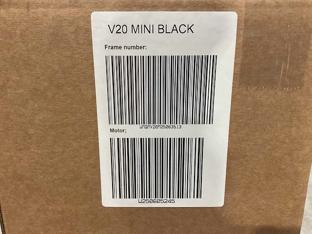 V20 mini black elektrische fiets - afbeelding 13 van  22