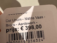 Vaas cor unum, mama vase, goud, by roderick vos - afbeelding 2 van  5