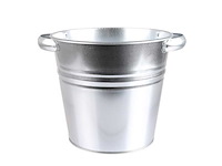 Vaas galvanized ridge 26/19x22cm (for 5l (389x) - afbeelding 1 van  1