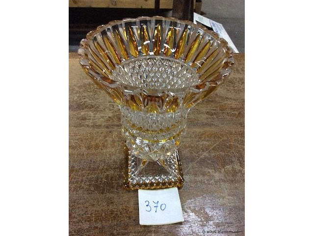 Vaas kristal h:20 - afbeelding 1 van  4