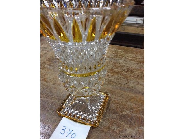 Vaas kristal h:20 - afbeelding 2 van  4