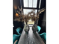 Vaas met kunstbloemen (2x) - afbeelding 3 van  4