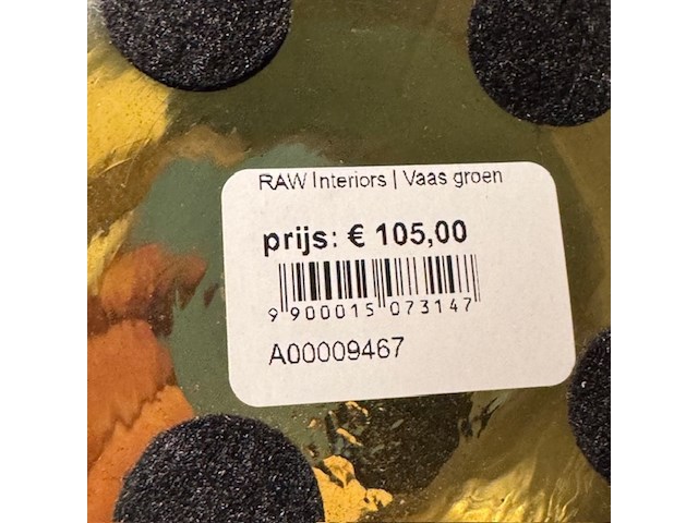 Vaas raw interiors, groen - afbeelding 3 van  3