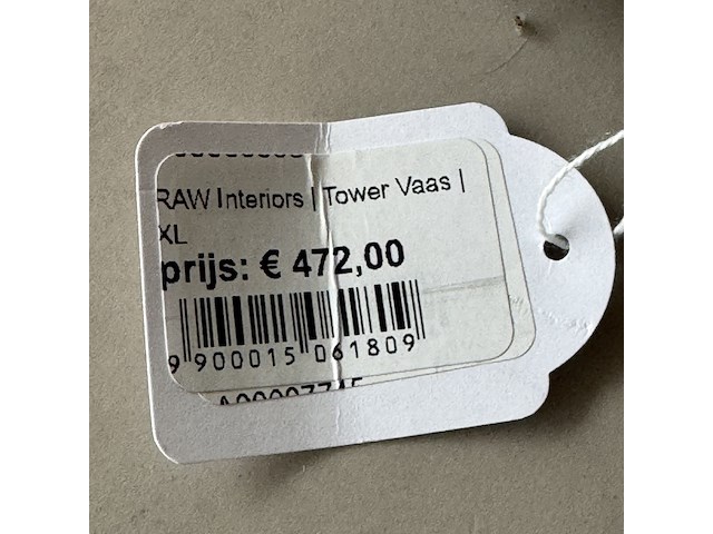 Vaas raw interiors, tower xl - afbeelding 3 van  4