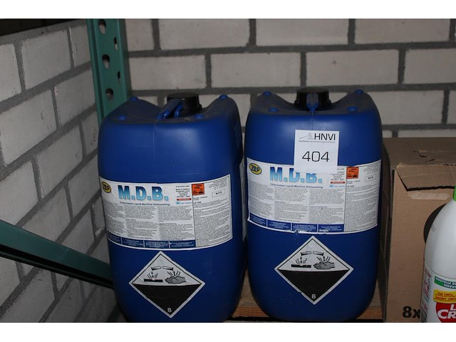 Vaatwasreinigingsmiddel ndb zep. 2x 20 liter. - afbeelding 1 van  2