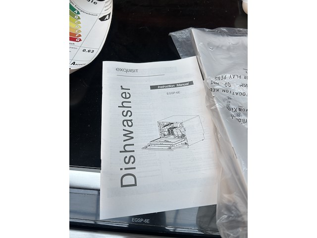 Vaatwasser exquisit, egsp-6e - afbeelding 4 van  5