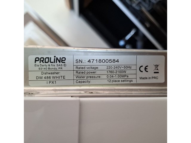 Vaatwasser proline eco - afbeelding 7 van  7