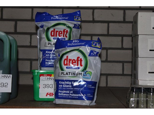 Vaatwastabletten dreft en ariel. 3 verpakkingen. - afbeelding 1 van  2