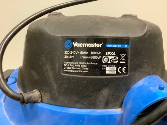 Vacmaster vq1530sfdc stofzuiger (2x) - afbeelding 4 van  5