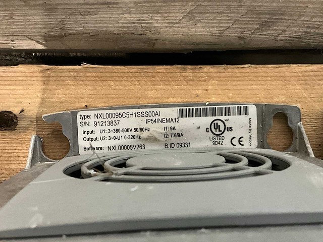 Vacon nxl00095c5h1sss00ai frequentieregelaar (2x) - afbeelding 2 van  3