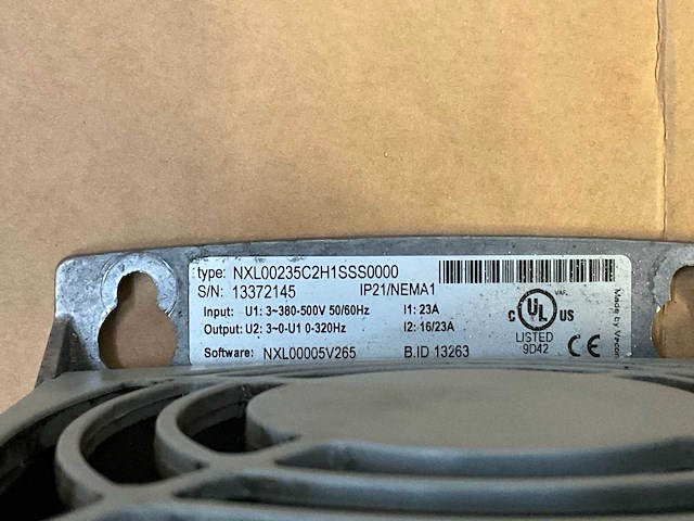 Vacon nxl00236c2h1sss0000 / 23 a frequentieregelaar - afbeelding 3 van  3
