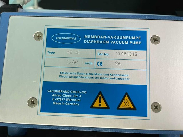Vacuubrand - mz 2c - vacuümpompen - afbeelding 4 van  6