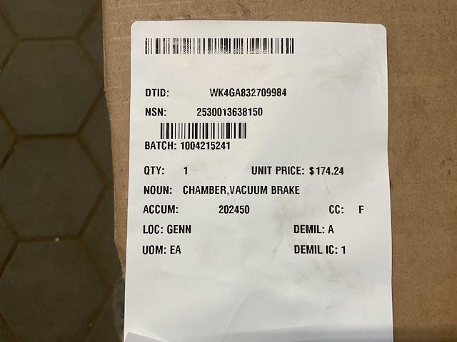 Vacuum brake chamber - afbeelding 5 van  5