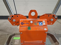 Vacuüm hijsunit met zuignap 150kg -230v hamevac, vth-150-bl, bouwjaar 2015 - afbeelding 3 van  8