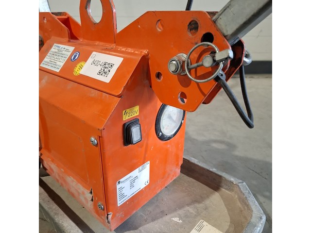 Vacuüm hijsunit met zuignap 150kg 230v hamevac, vth-150-bl, bouwjaar 2016 - afbeelding 6 van  8