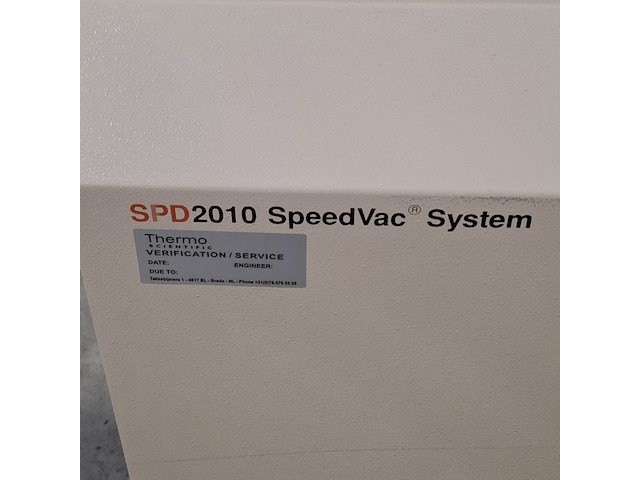 Vacuümcentrifuge, thermo savant, spd2010 speedvac system - afbeelding 6 van  13