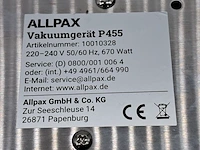 Vacuumeermachine, allpax - afbeelding 9 van  9